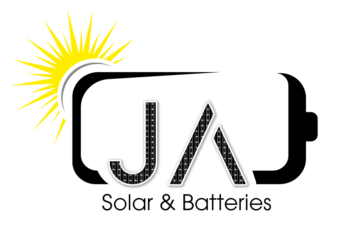 JA Solar and Batteries logo