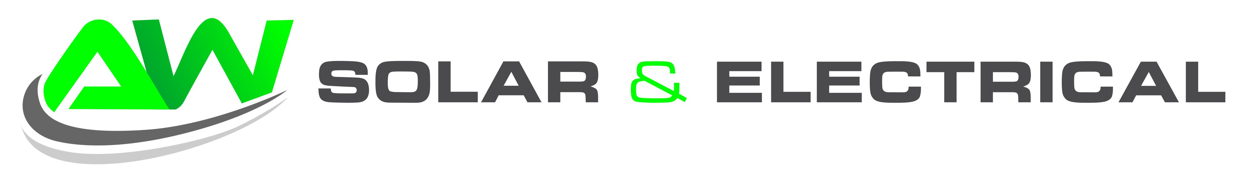AW solar and electrical logo