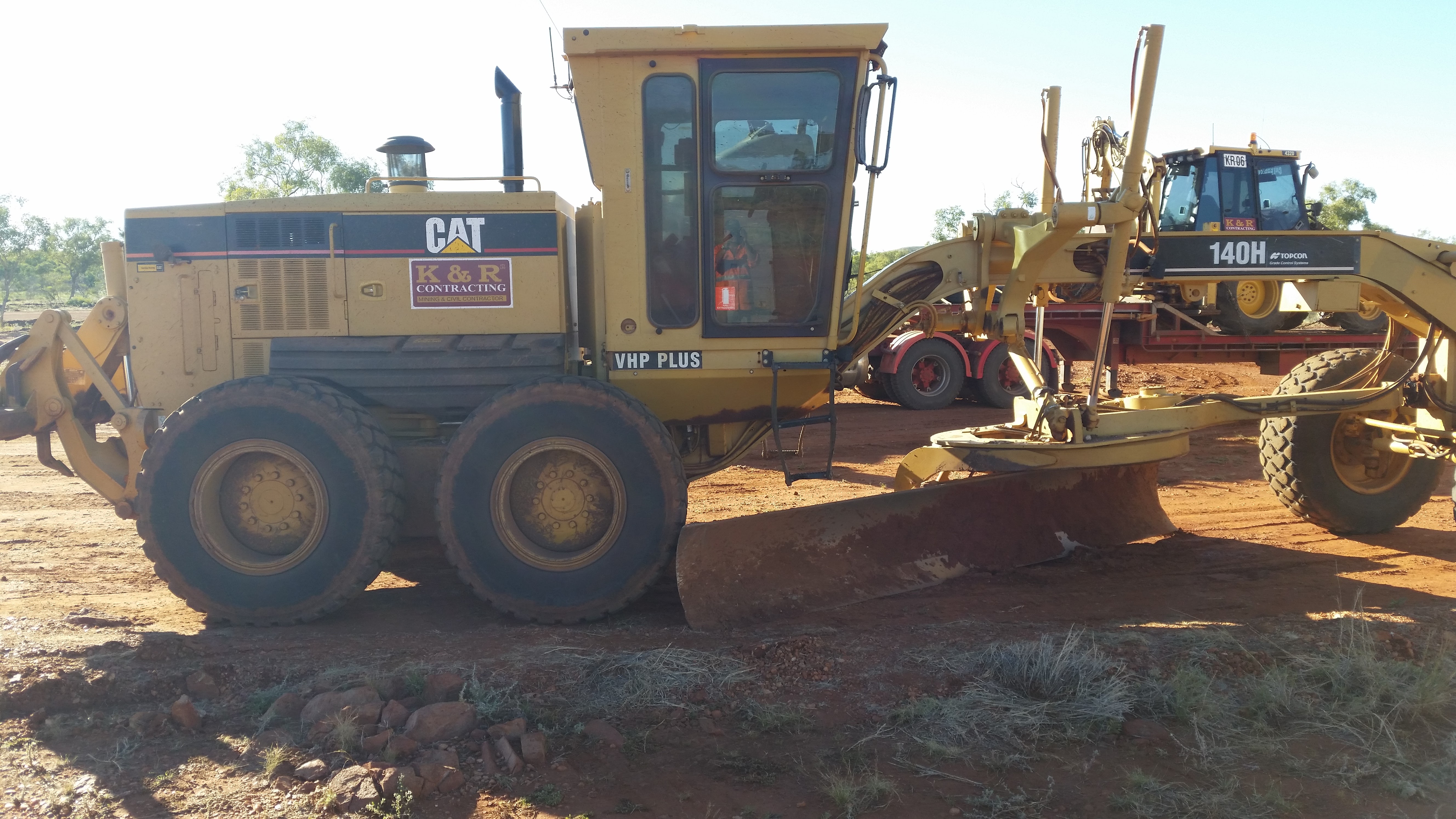 Cutaway transport and Earthmoving logo