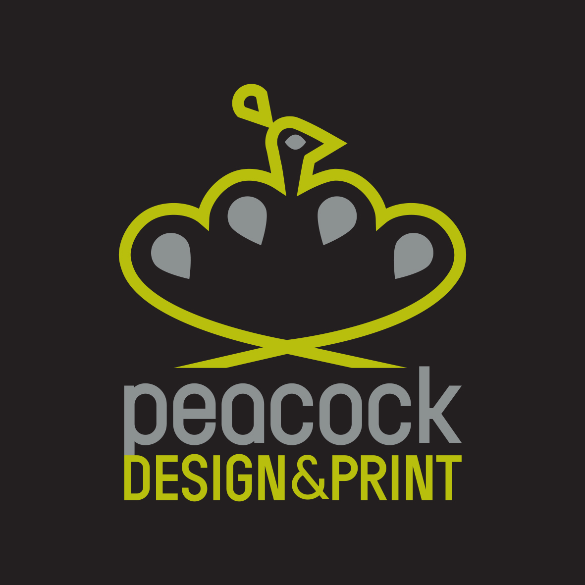 Peacock Design and Print logo