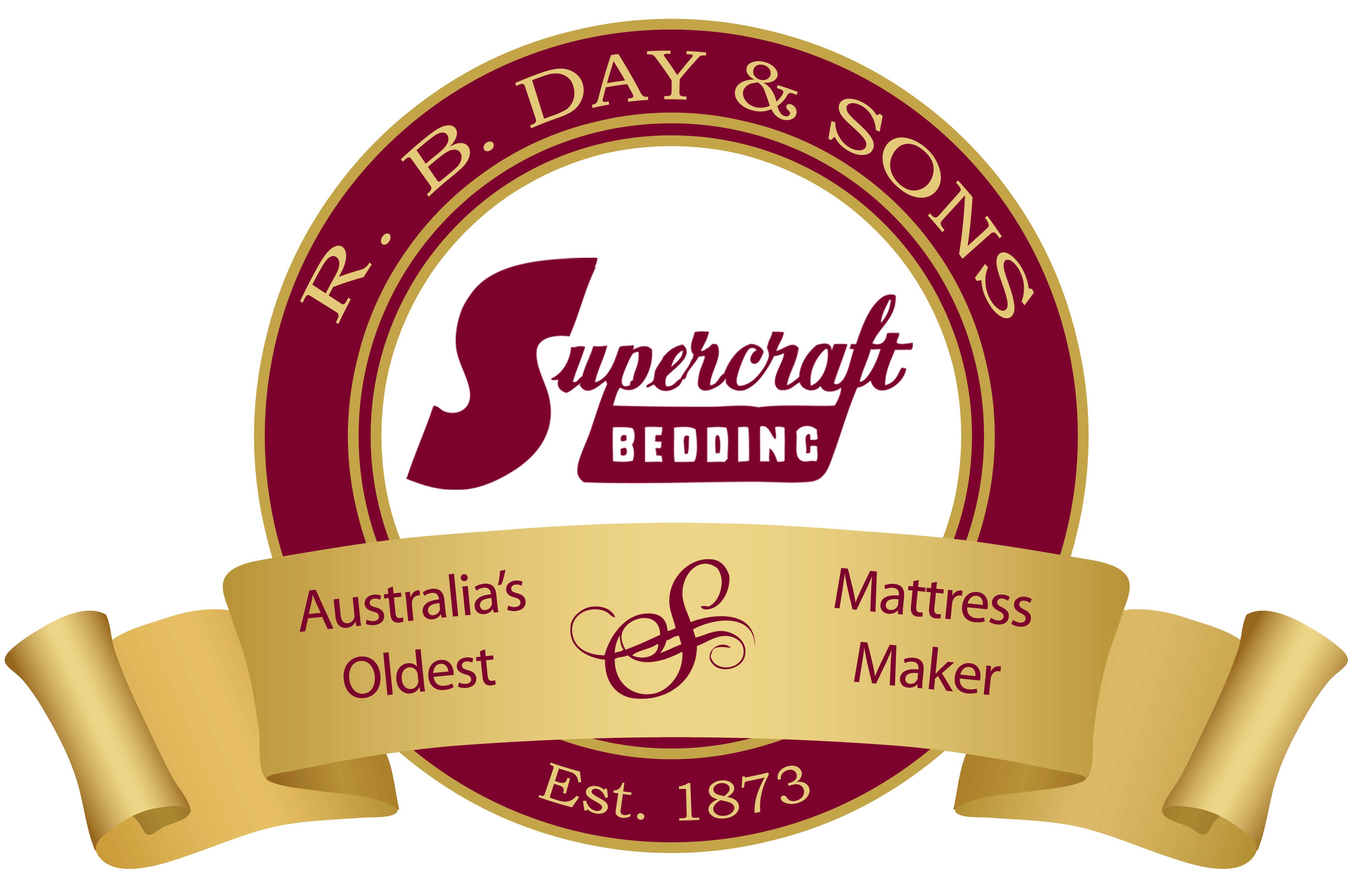 R B DAY and Sons, Supercraft Bedding logo