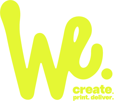 We Create Print Deliver logo
