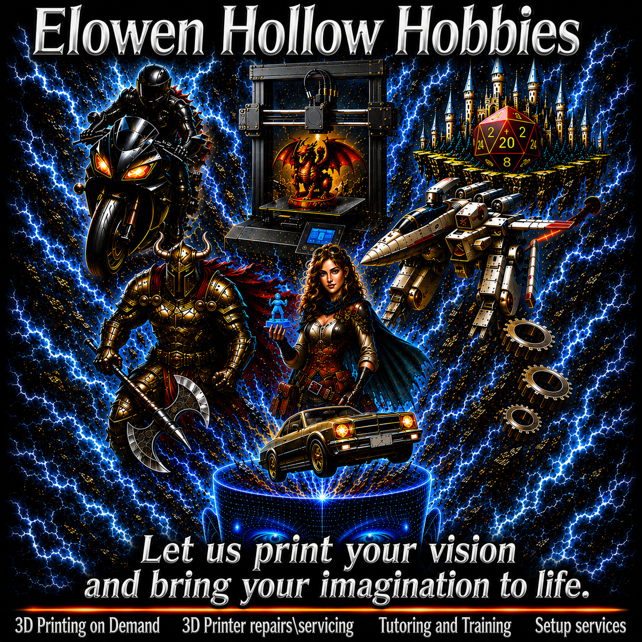 Elowen Hollow Hobbies logo